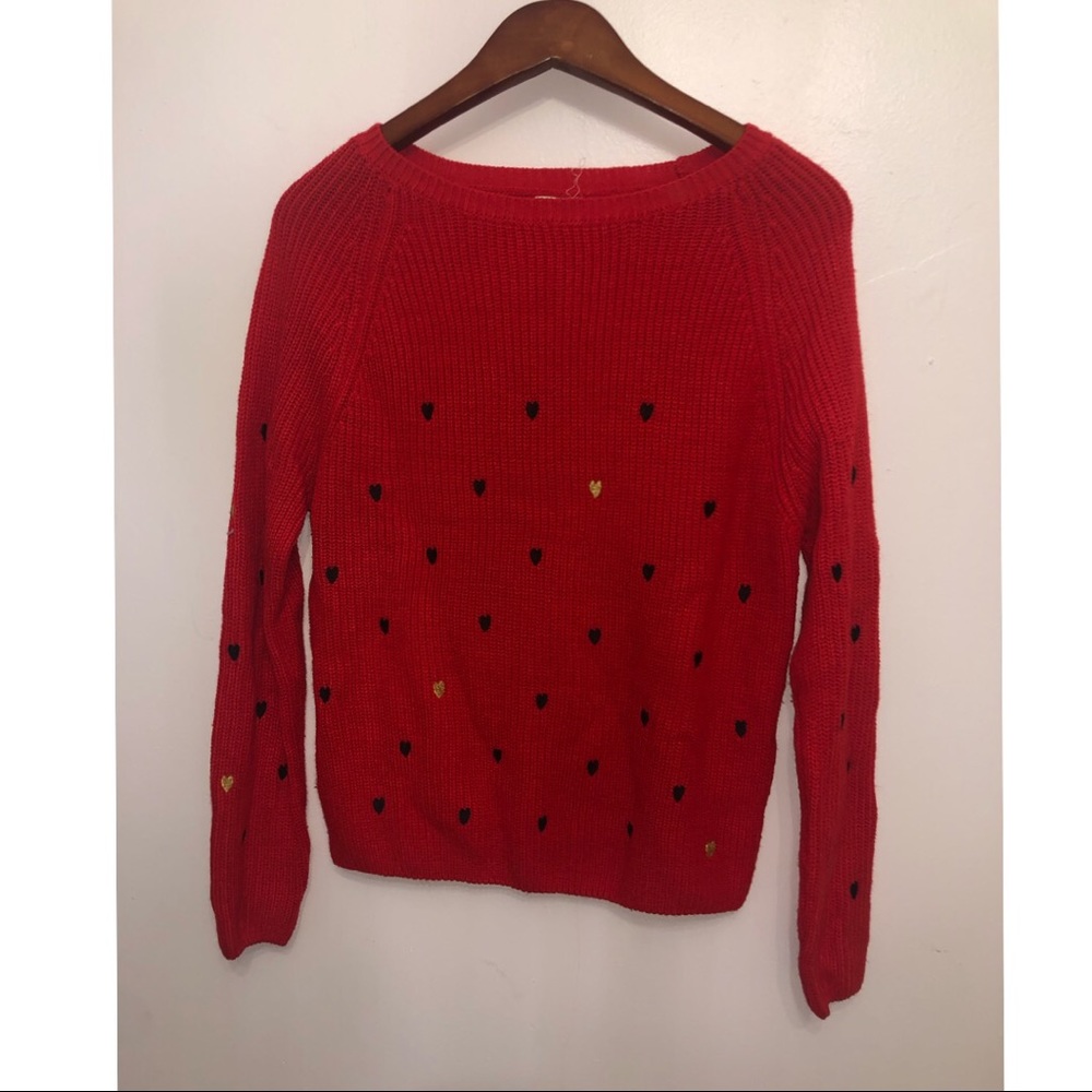 Red Knitten Sweater